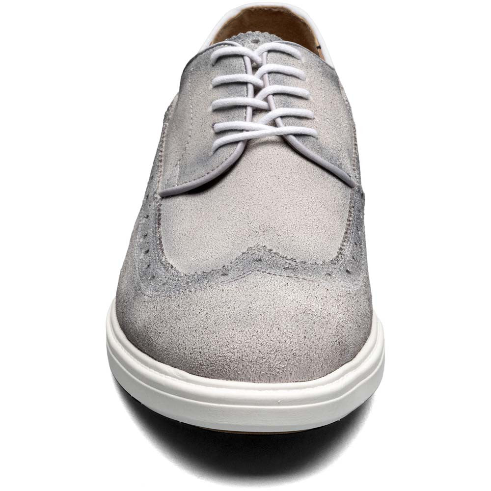 Stacy Adams Trudell Wingtip Lace-Up in Gray