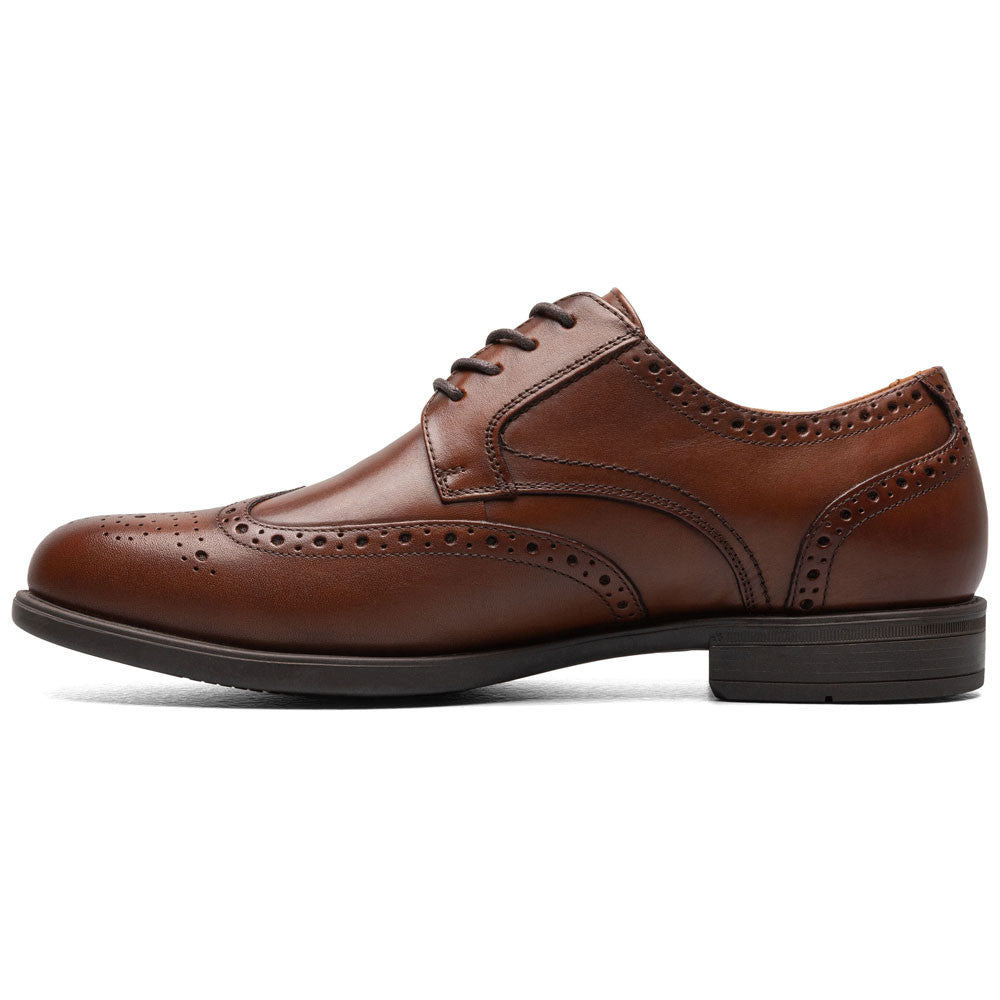 Midtown Wingtip Oxford | Florsheim Cognac Dress Shoes for Men