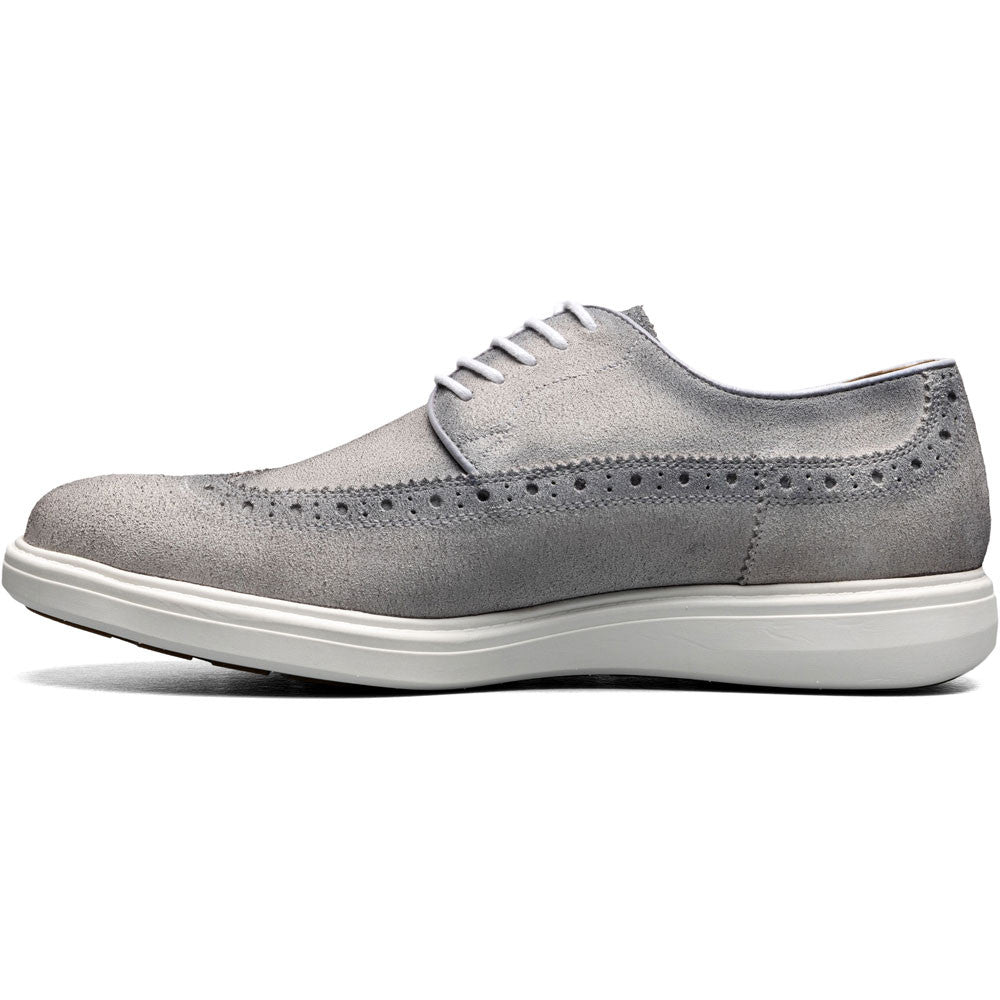 Stacy Adams Trudell Wingtip Lace-Up in Gray