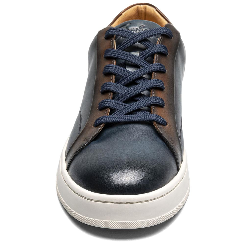 Norwalk Monopoli Lace To Toe Sneaker | Florsheim Navy Multi Dress Sneakers for Men