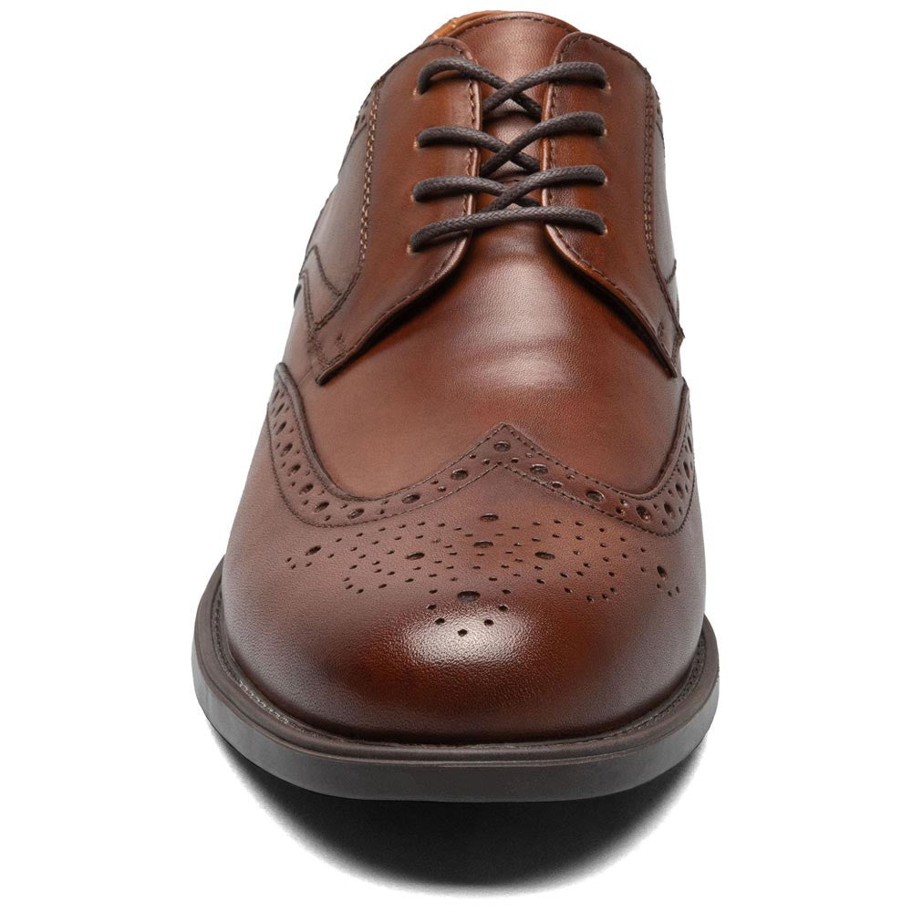 Midtown Wingtip Oxford | Florsheim Cognac Dress Shoes for Men