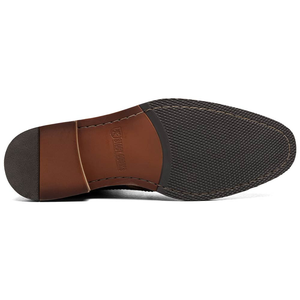 Finnegan Wingtip Lace Up Casual | Stacy Adams Casual Shoes in Cognac & Navy Multi for Men