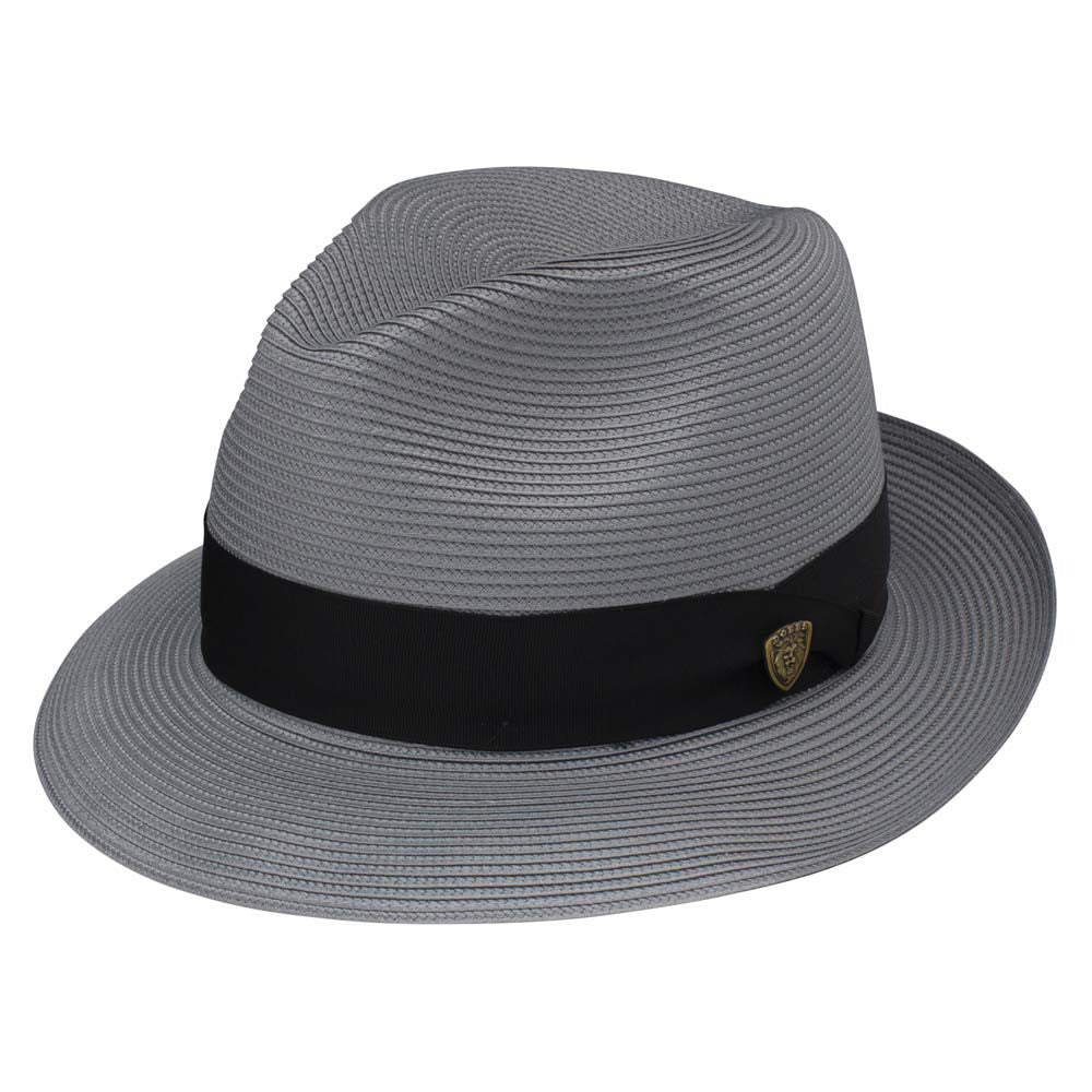 Dobbs Rosebud Grey Florentine Milan Straw Hat
