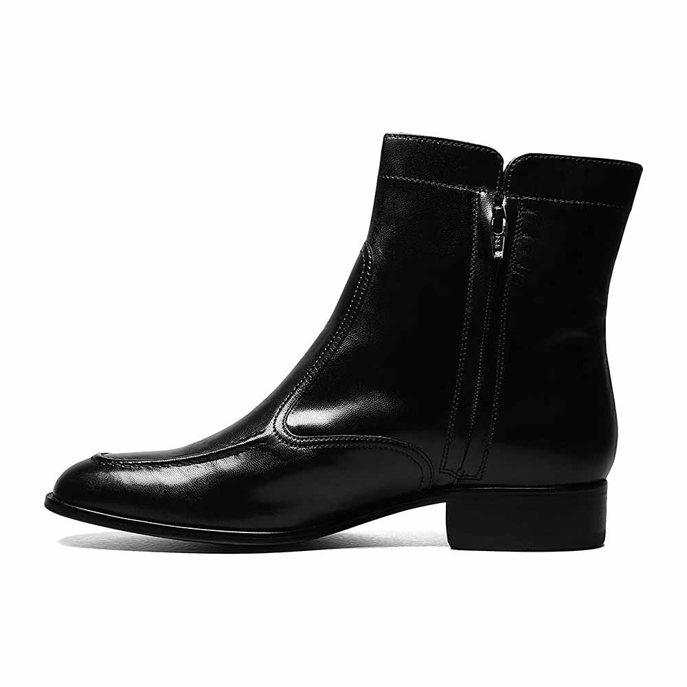 Florsheim Essex Zipper Black Moc Toe Boots