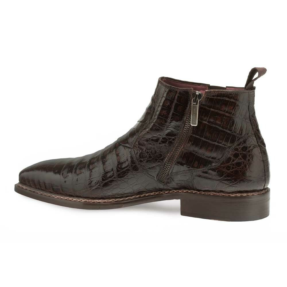 Mezlan Men's Blackmore Crocodile Dress Boot in Brown
