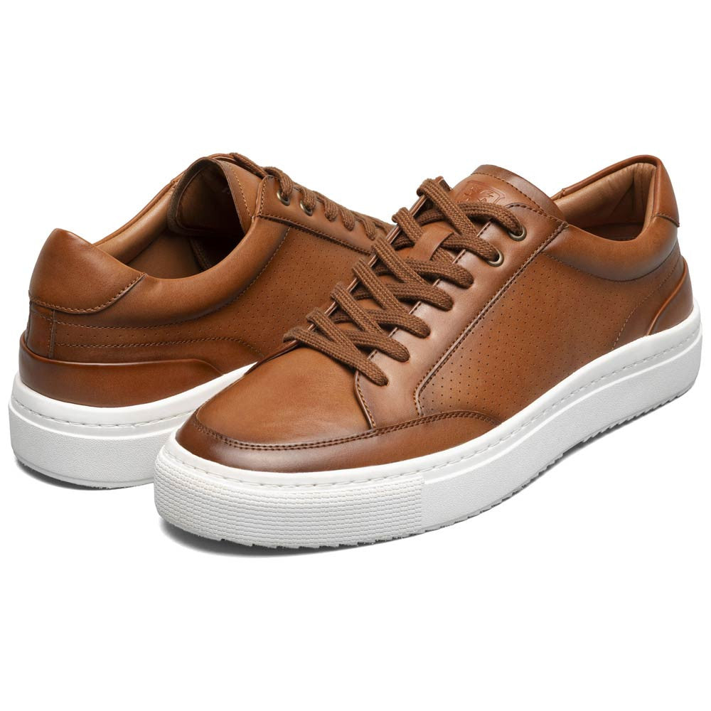 Dorian Moc Toe Lace Up Casual | Stacy Adams Casual Shoes in Cognac for Men