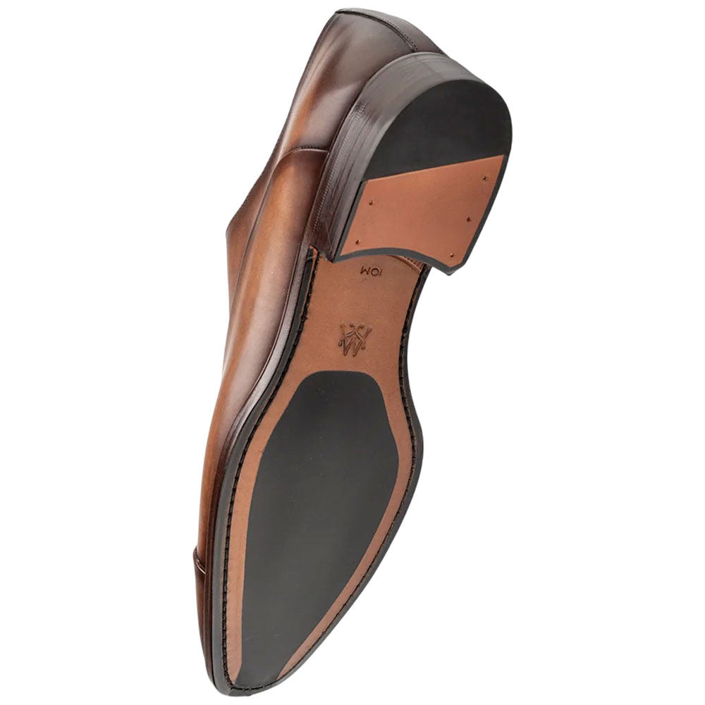 Mezlan Bocelli Cap Toe Oxford – Men's Chestnut Calfskin Lace-Up, Made in Spain