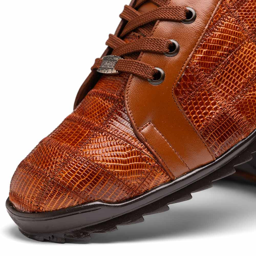 Marco Di Milano Bari Cognac Lizard Sneakers