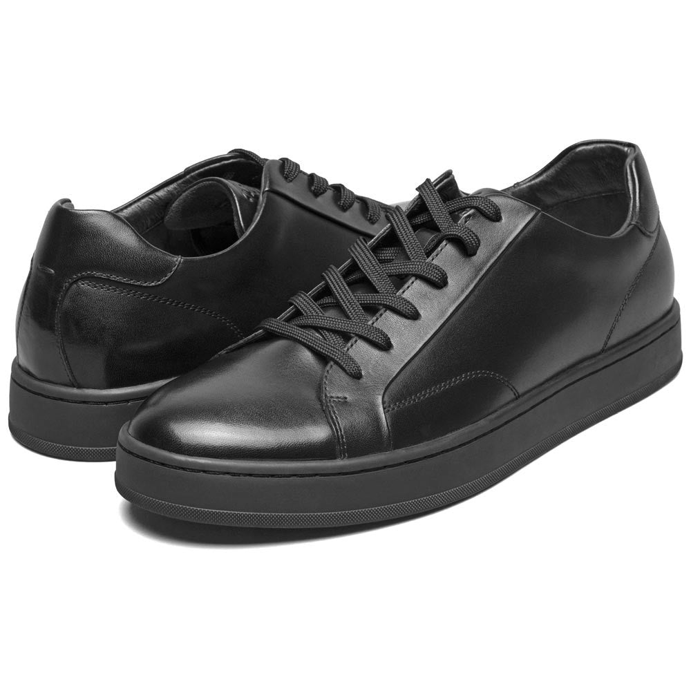 Norwalk Monopoli Lace To Toe Sneaker | Florsheim Black Dress Sneakers for Men