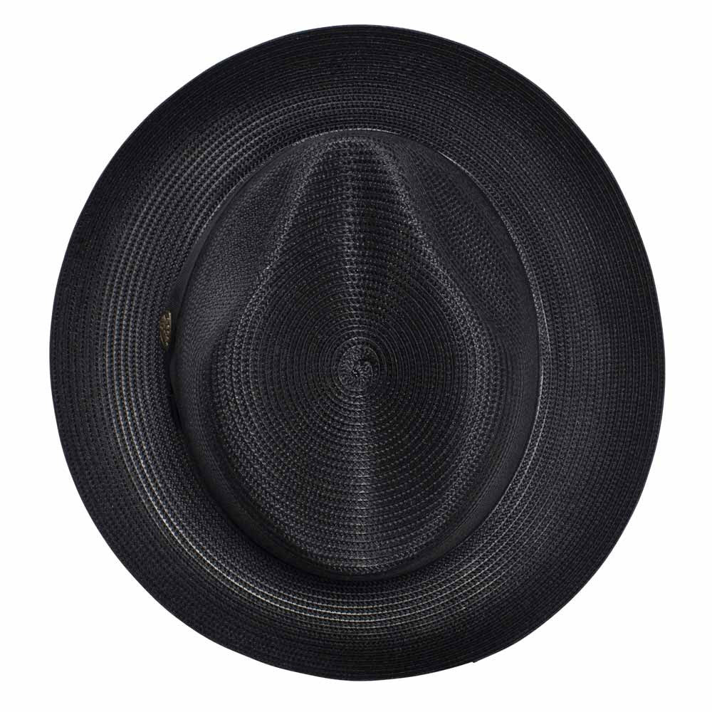 Dobbs Rosebud Black Florentine Milan Straw Hat