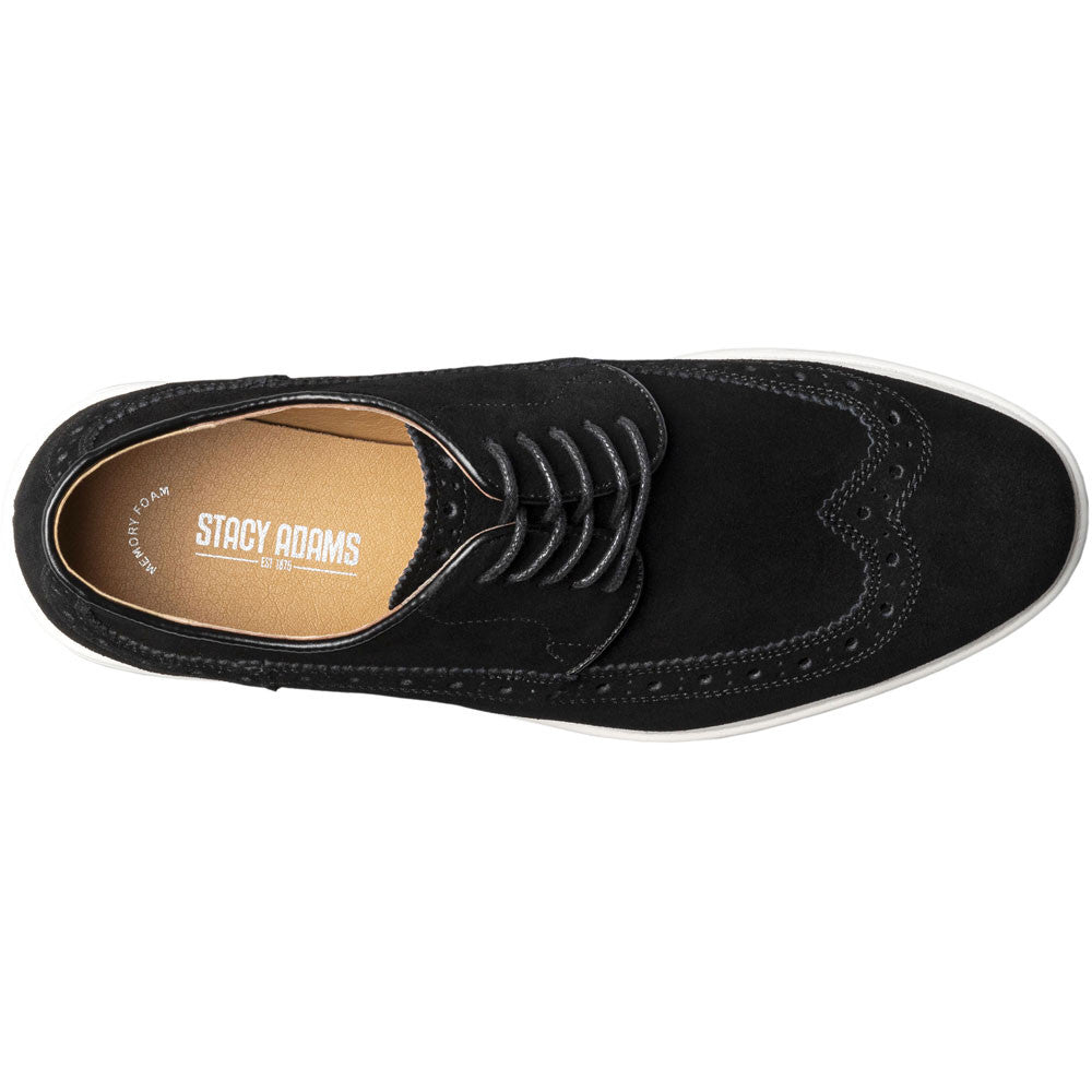 Stacy Adams Trudell Wingtip Lace-Up in Black