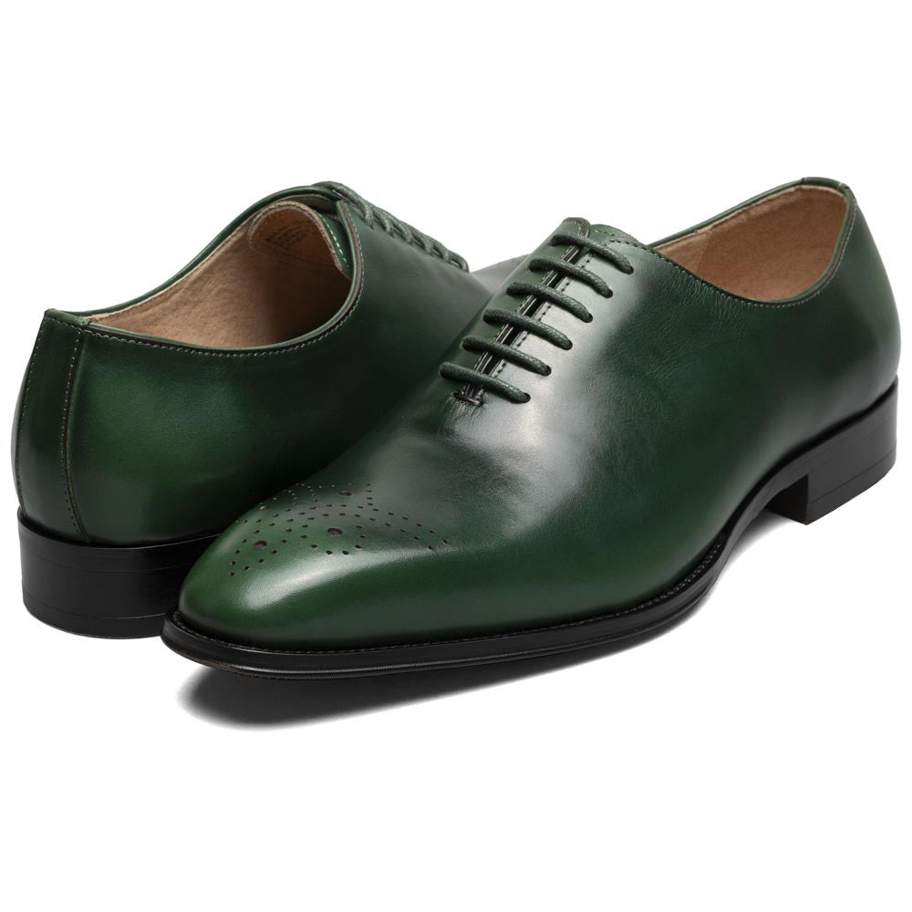 Hallquist Plain Toe Oxford | Stacy Adams Dress Shoes in Green for Men