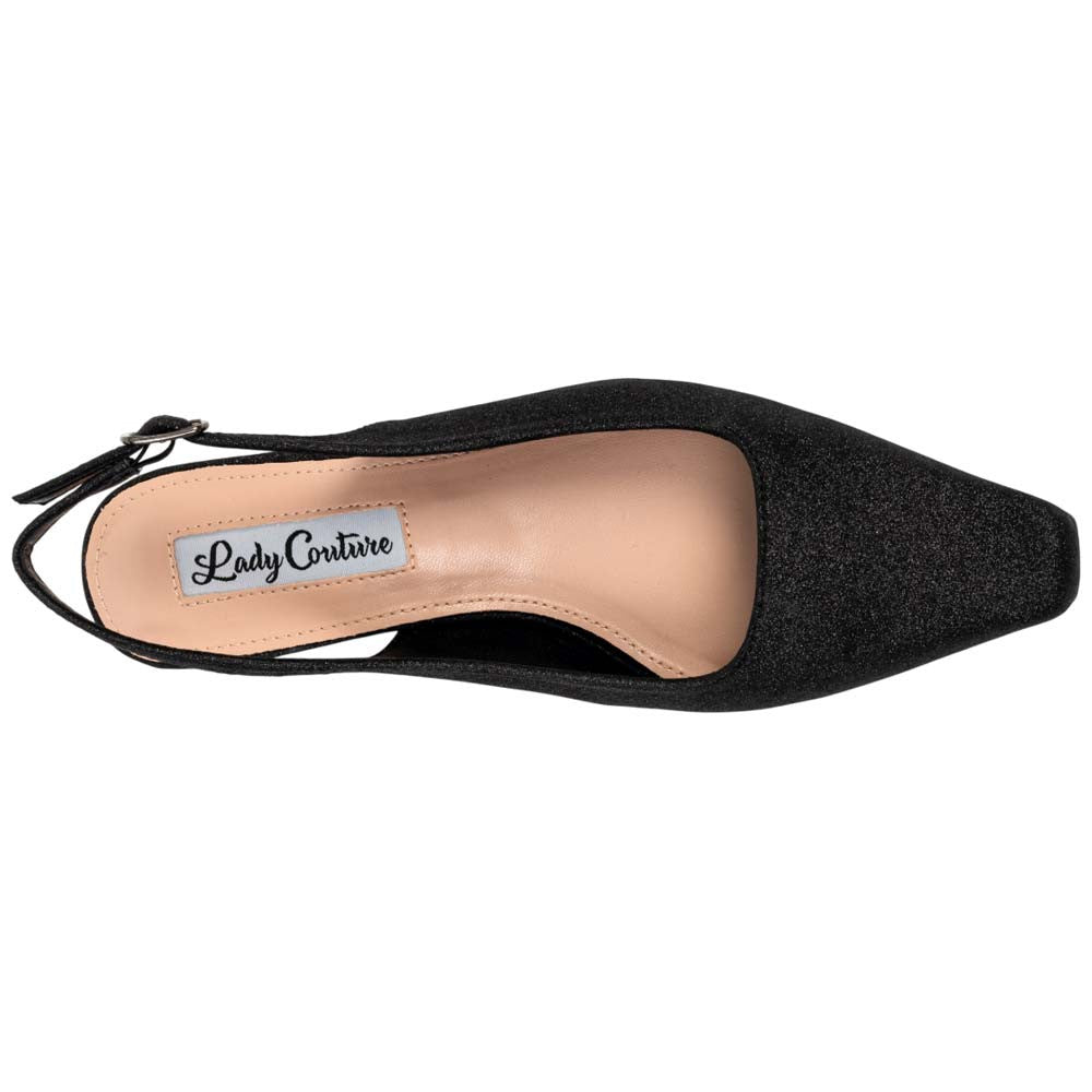 Lady Couture Natalie Pump 2” Heels in Black