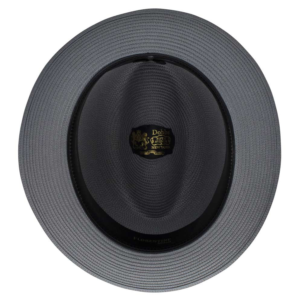 Dobbs Parker Grey Florentine Milan Synthetic Straw Dress Hat