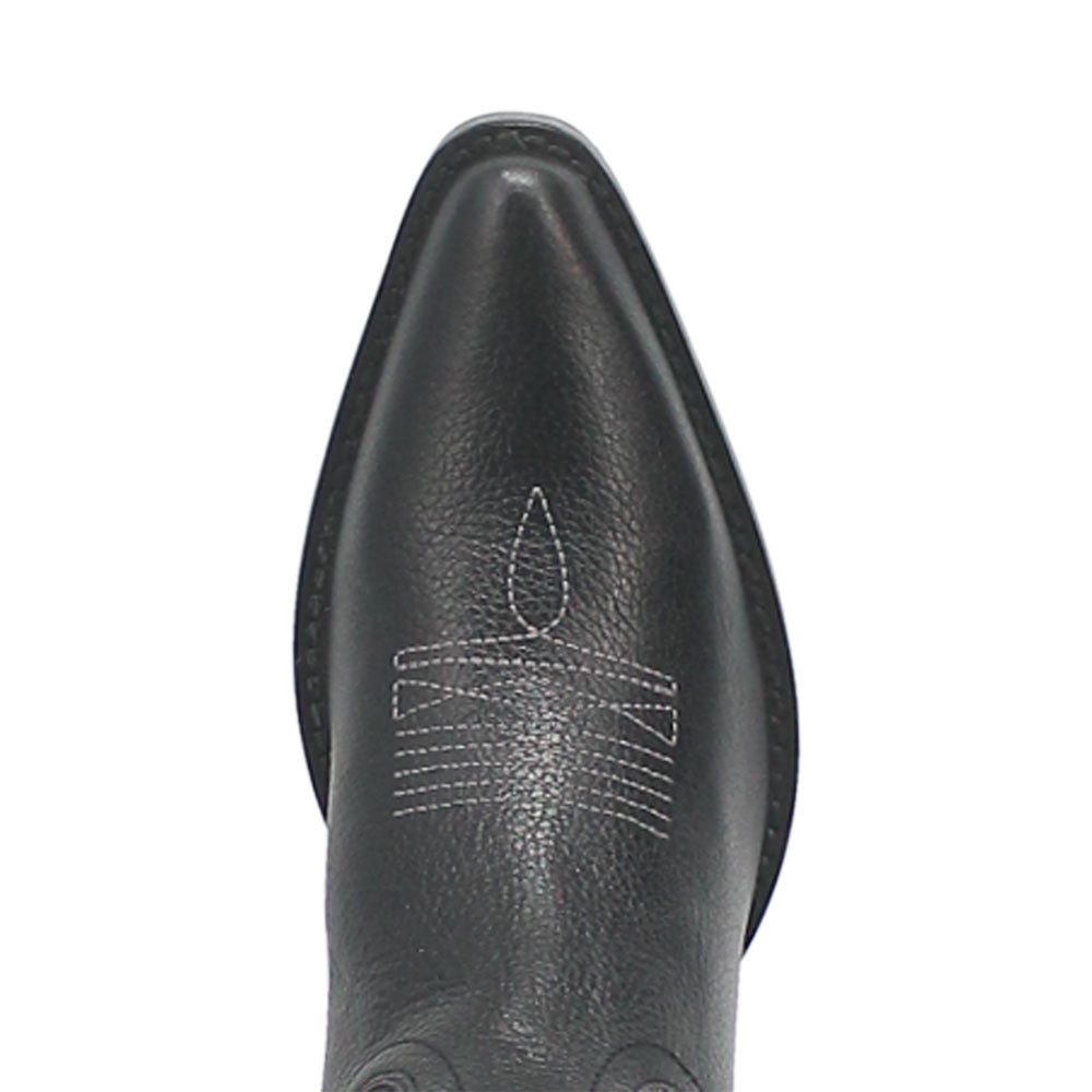 Dingo Out of West Suede Black Snip Toe Western Boots for Women