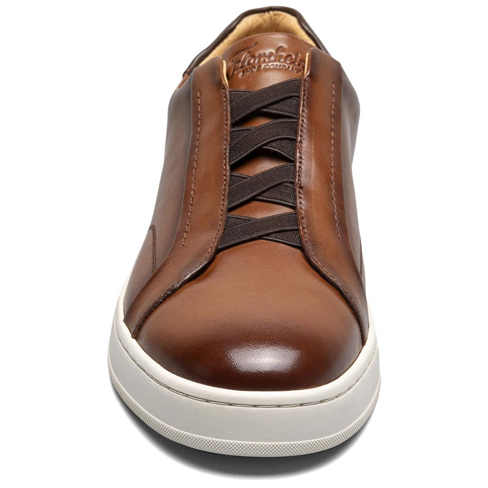 Monopoli Elastic Lace To Toe Sneaker | Florsheim Cognac Multi Dress Sneakers