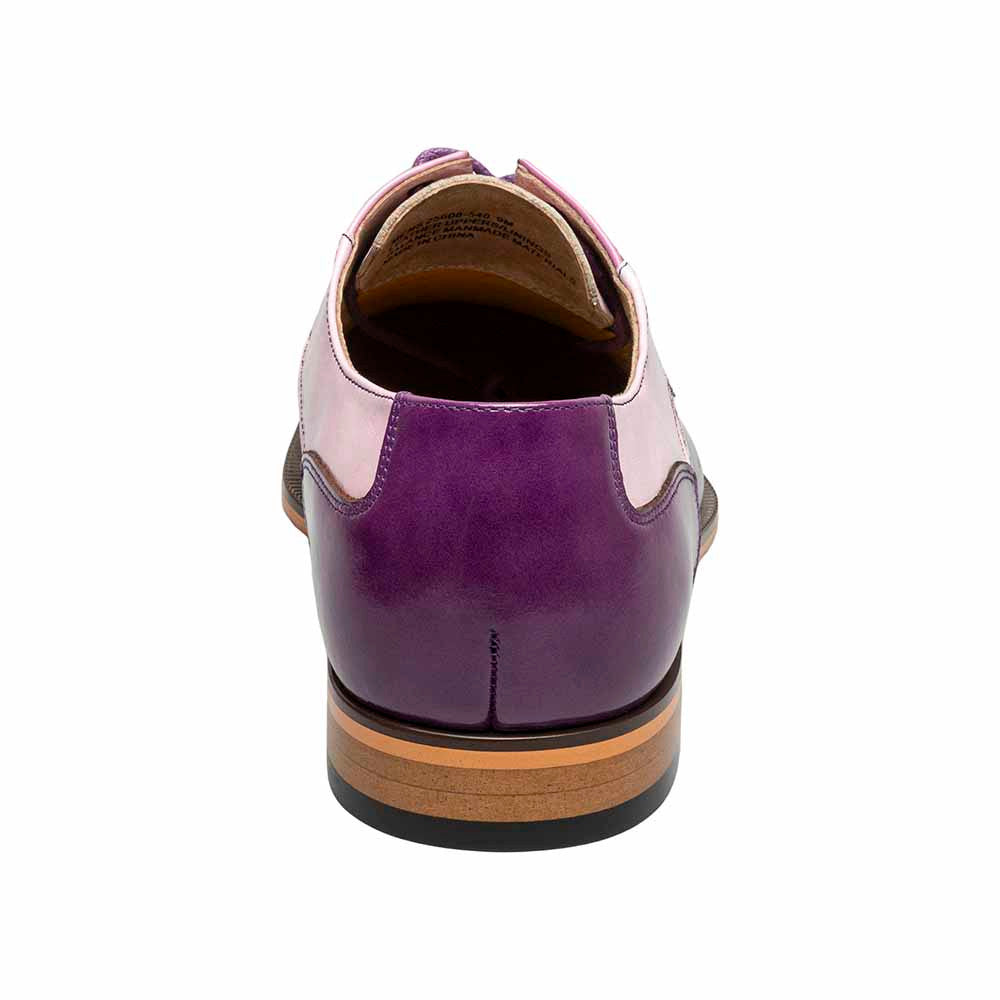 Stacy Adams Purple Multi PLAZA Modified Cap Toe Oxford