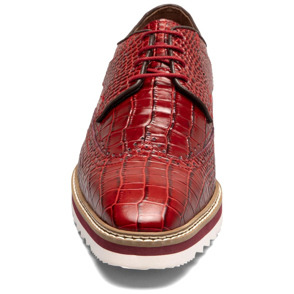 Alario Wingtip Oxford | Stacy Adams Dress Shoes in Red for Men