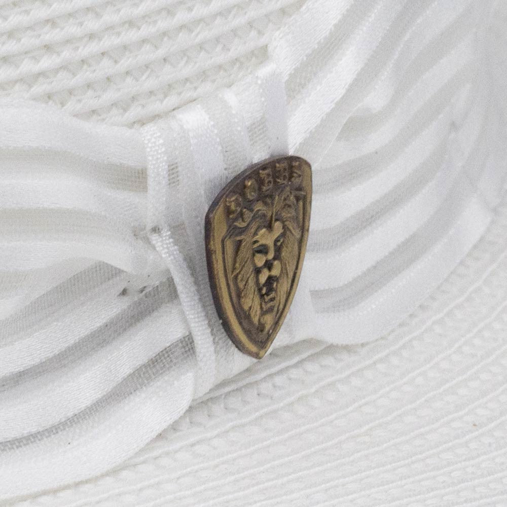 Dobbs Harrod White Florentine Milan Straw Hat