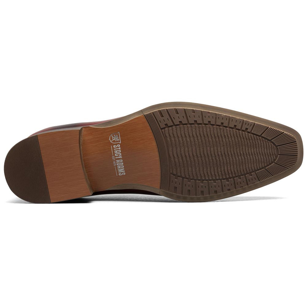Hallquist Plain Toe Oxford | Stacy Adams Dress Shoes in Red for Men