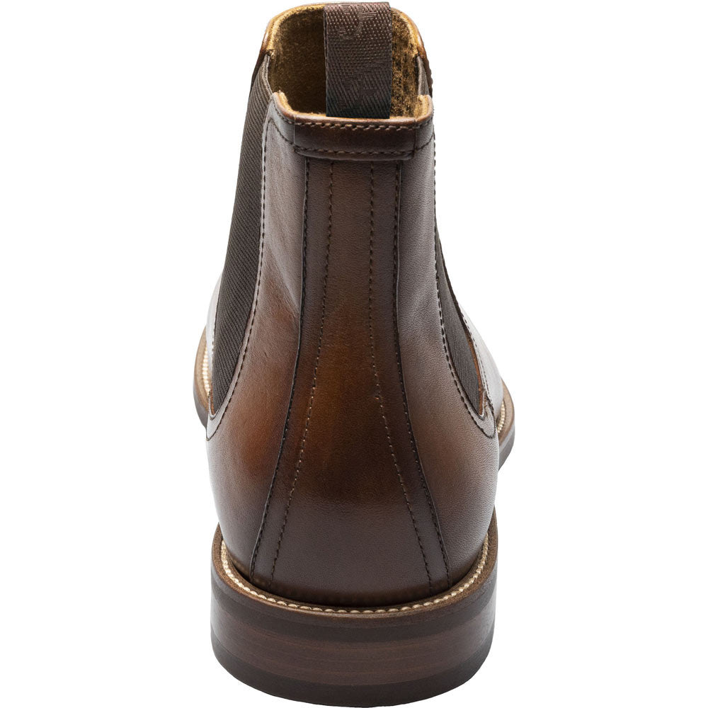 Florsheim Rucci Cognac Smooth Leather Plain Toe Gore Chukka Boots (USA Men Size)