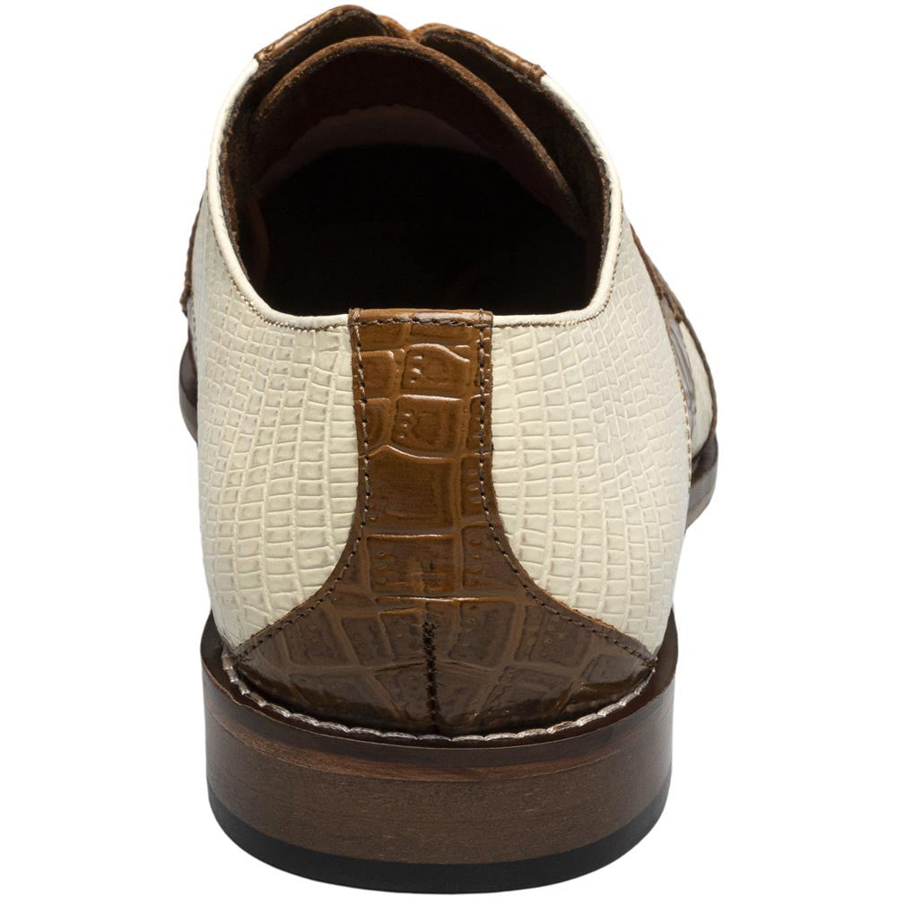 Stacy Adams Tristano Modified Bike Toe Oxford in Tan