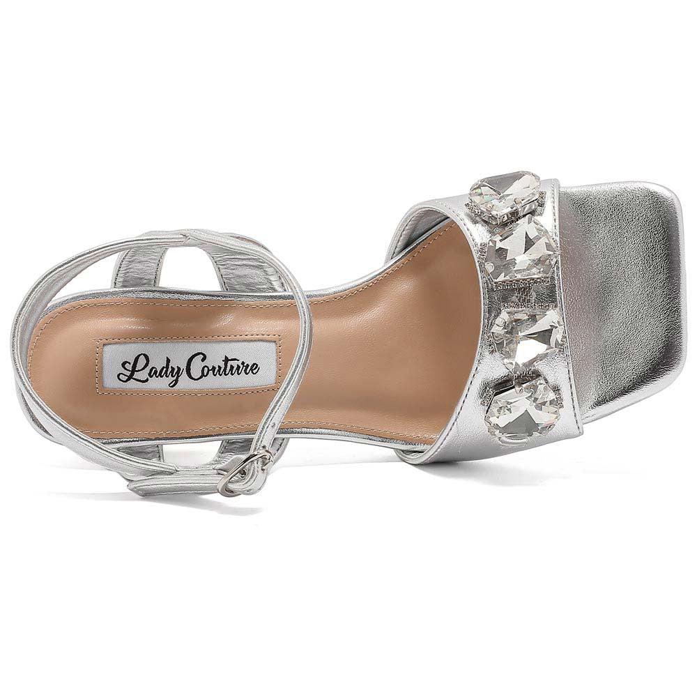 Lady Couture Delight 2.5" Sandal in Silver