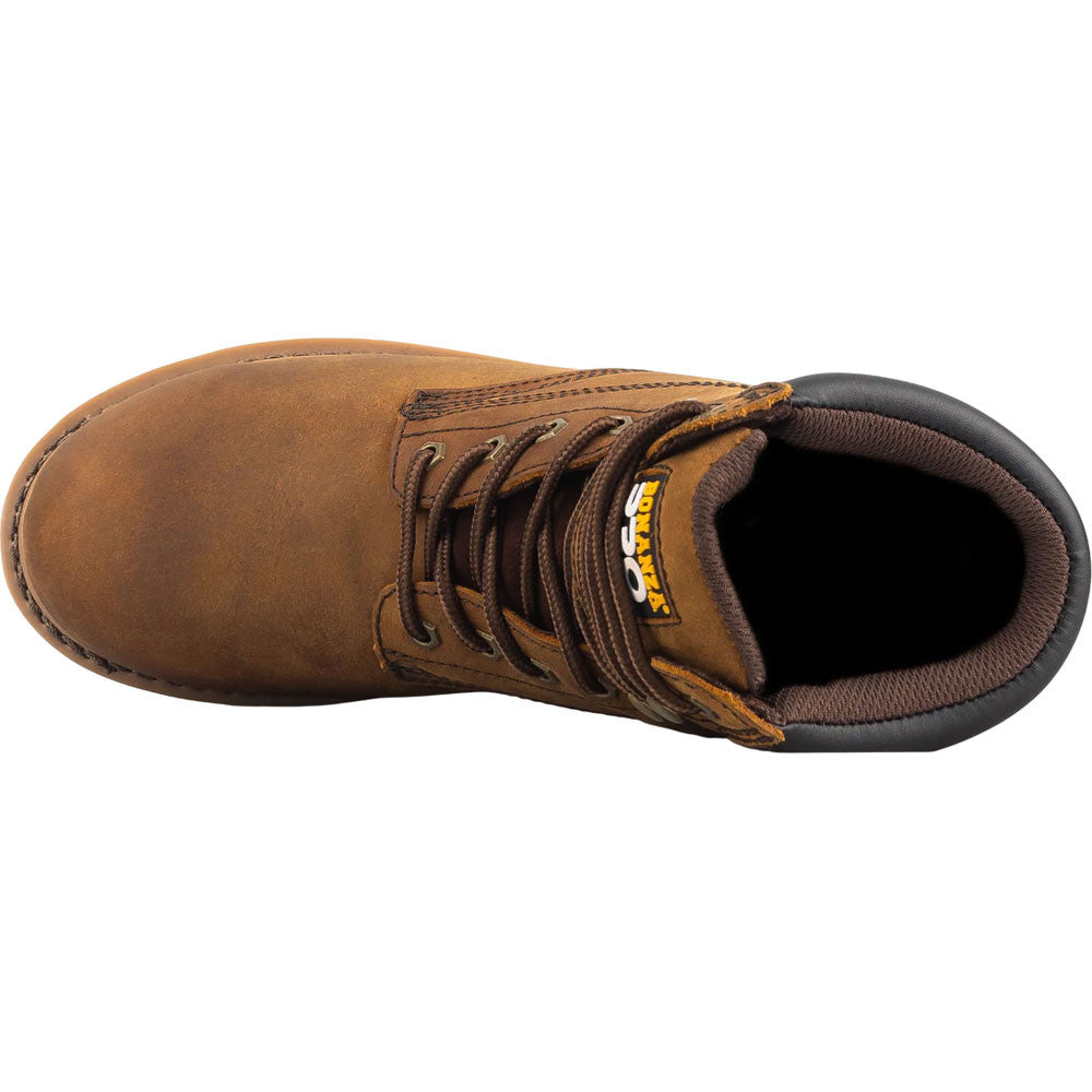 Bonanza Trailhead Pro 6” Brown Plain Toe Work Boots