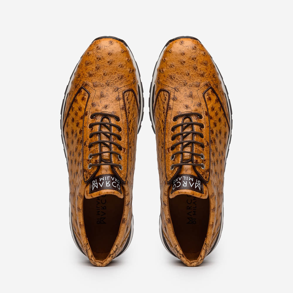 Marco Di Milano SCANNO Ostrich Antique Paja Fashion Sneakers