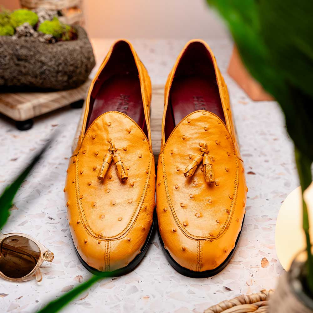 Marco Di Milano Aubiere Buttercup Ostrich Loafers