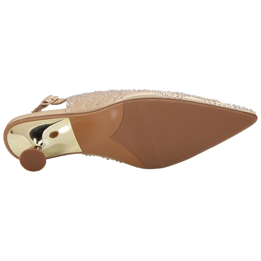 Lady Couture Kaite Pump 2" Heel in Gold