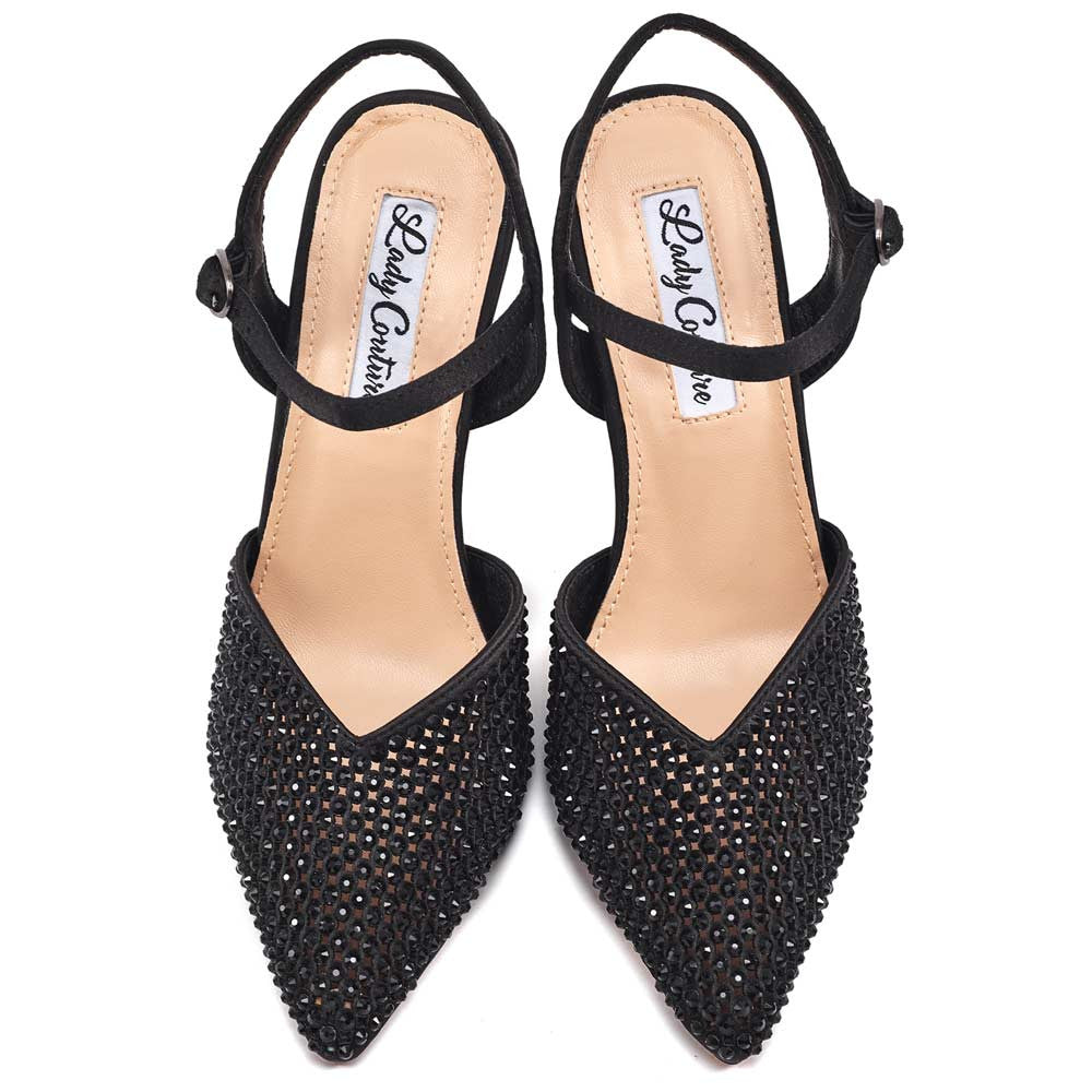 Lady Couture Tango Pump 4” Heel in Black