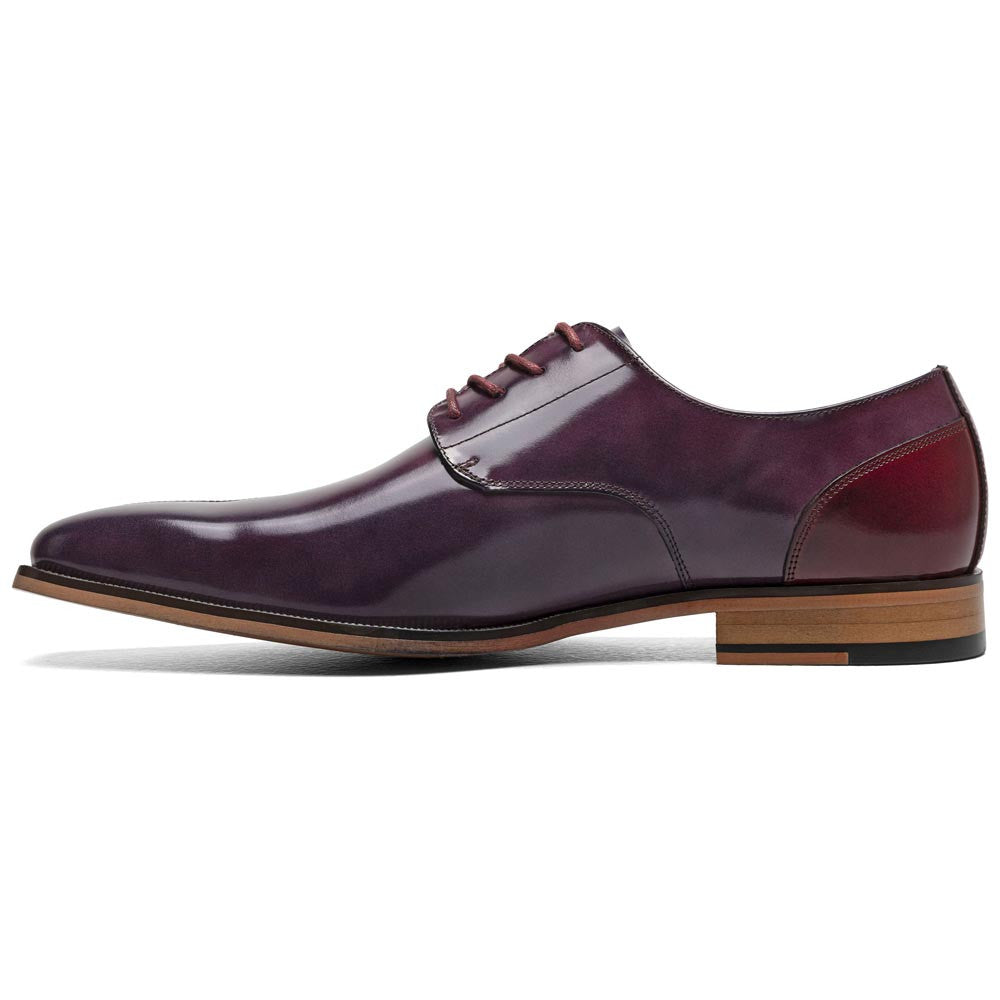 Palmento Modified Cap Toe Oxford | Stacy Adams Dress Shoes in Burgundy Multi for Men
