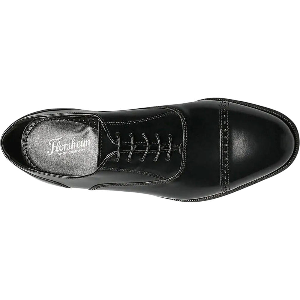 Florsheim Lexington Oxford Black Cap Toe Shoes