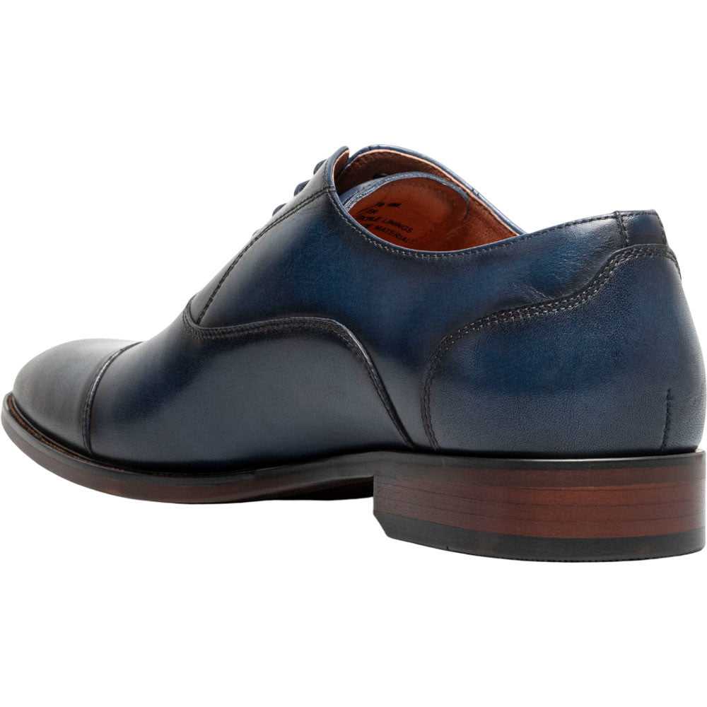 Florsheim Sorrento Navy Lux Cap Toe Balmoral Oxford Men's Shoes