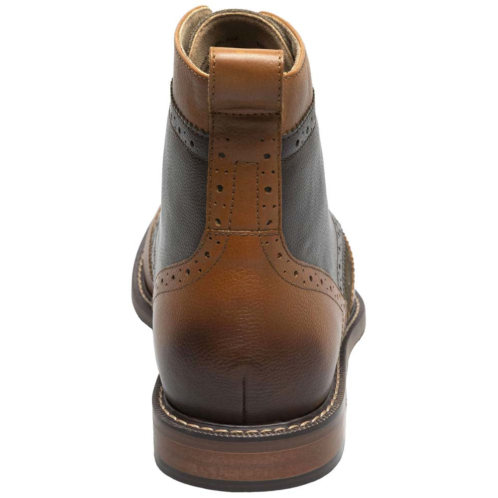 Finnegan Wingtip Lace Up Casual | Stacy Adams Casual Shoes in Olive Multi for Men