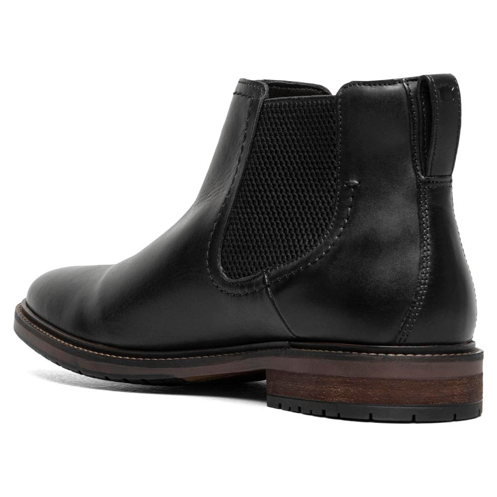 Florsheim Forge Black Smooth Leather Plain Toe Gore Chukka Boots (USA Men Size)