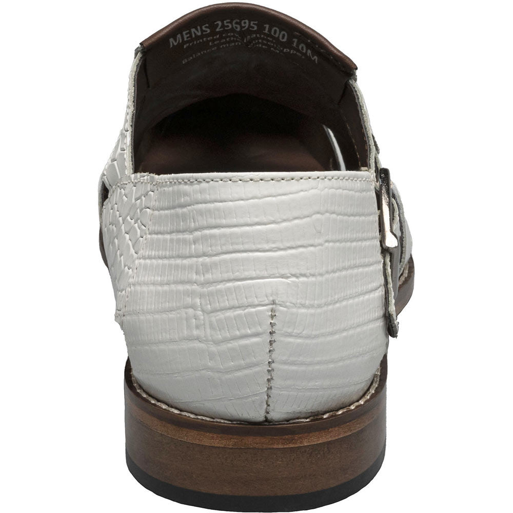 Stacy Adams Calandro City Sandal in White