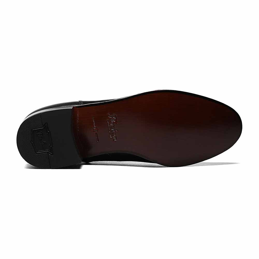 Florsheim Duke Zipper Black Bike Toe Boots