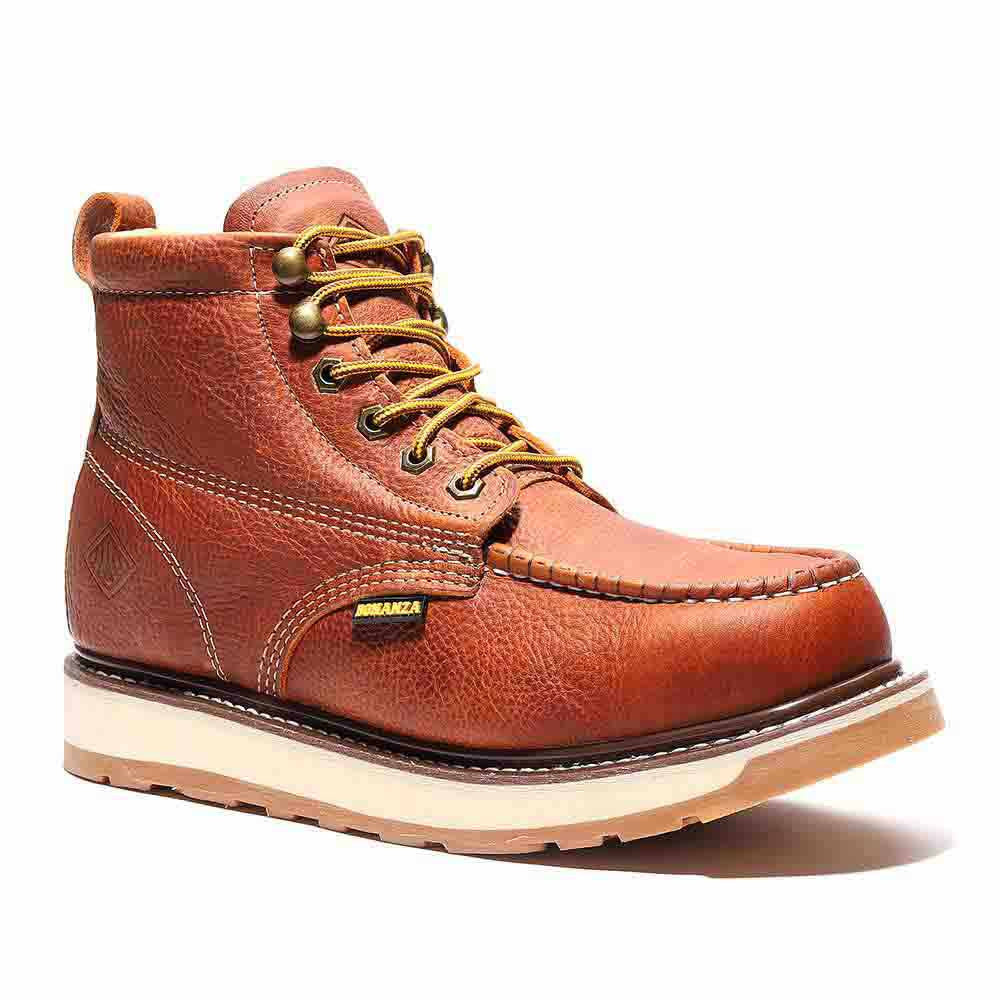 Bonanza Frontier Dual 6" Light Brown Men's Work Boots