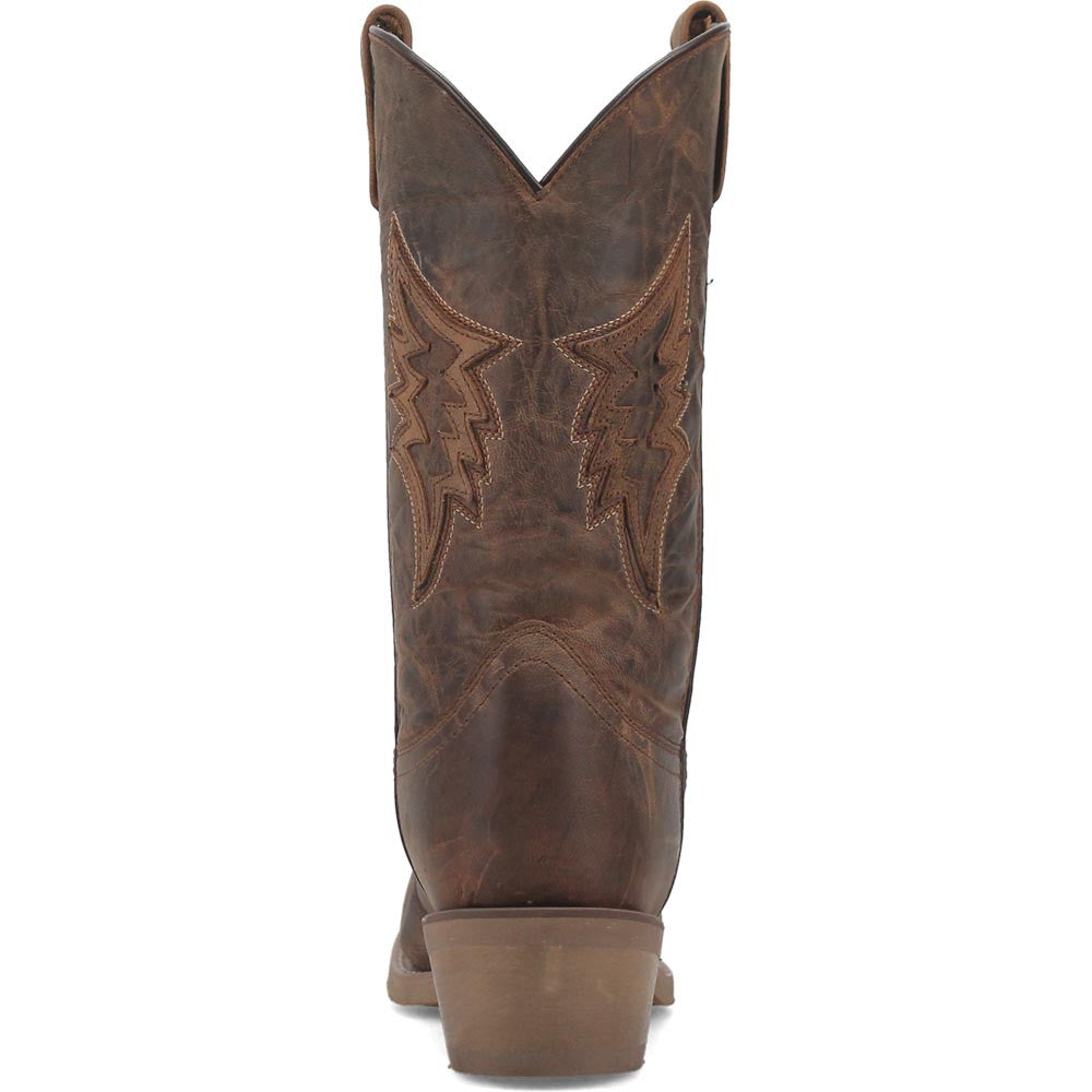 Laredo Nico Taupe Leather Square Toe Western Cowboy Boots (USA Men Size)