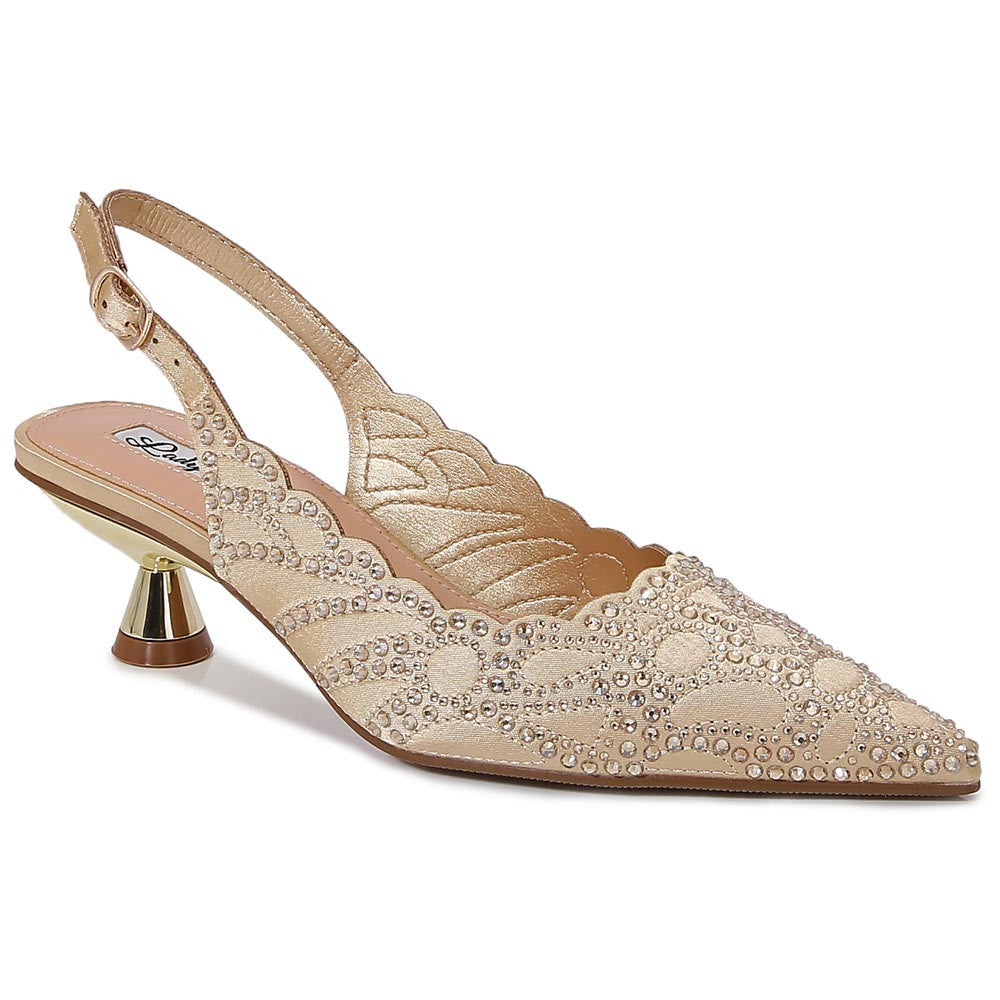 Lady Couture Kaite Pump 2" Heel in Gold