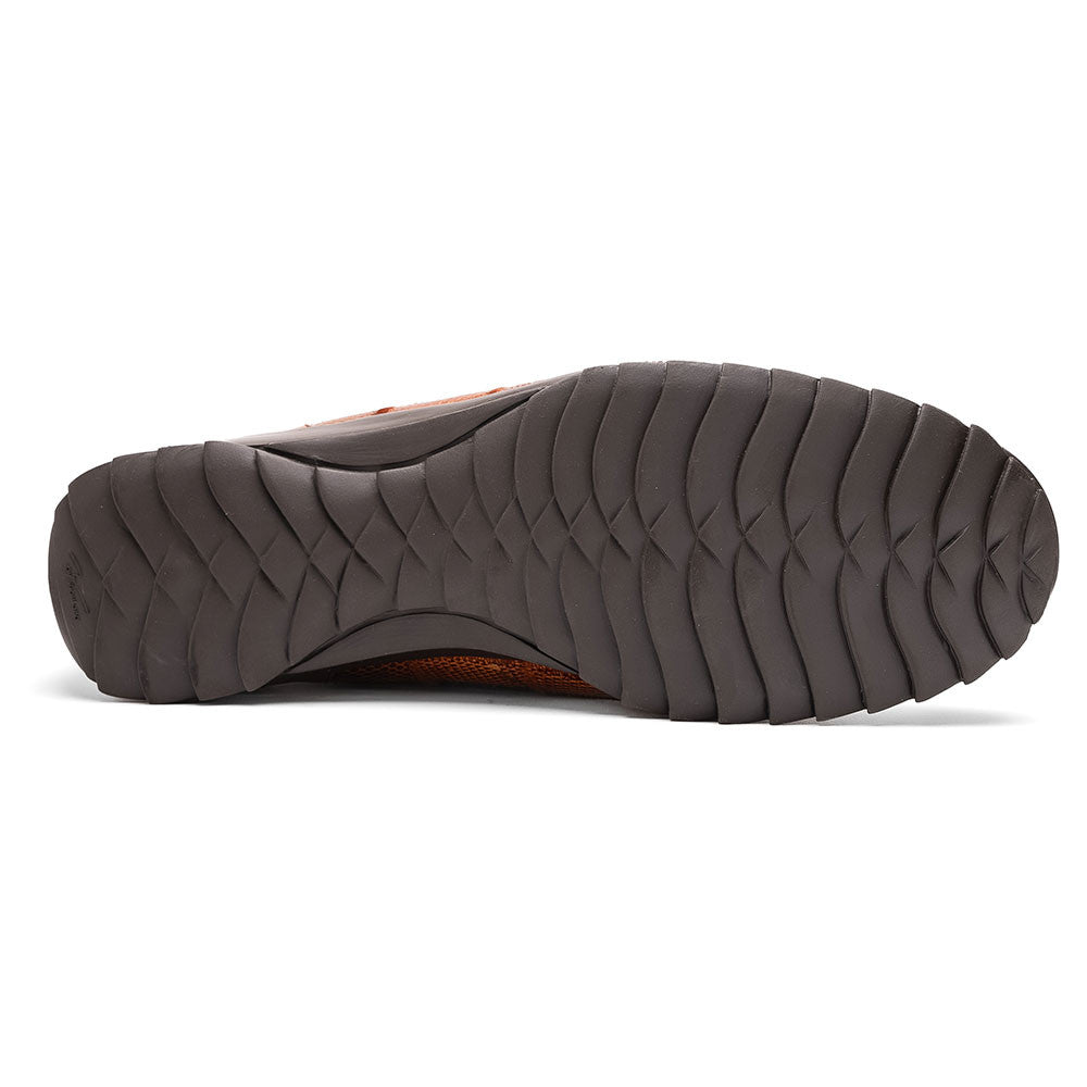 Marco Di Milano Bari Cognac Lizard Sneakers