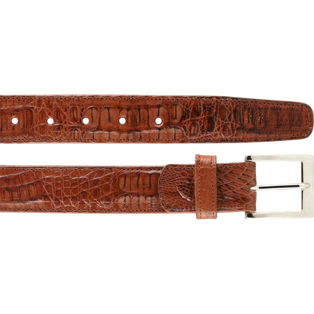 Belvedere Men's Sport Caiman Crocodile Belt