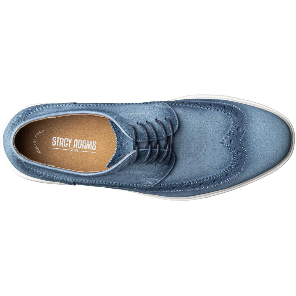 Stacy Adams Trudell Wingtip Lace-Up in Blue