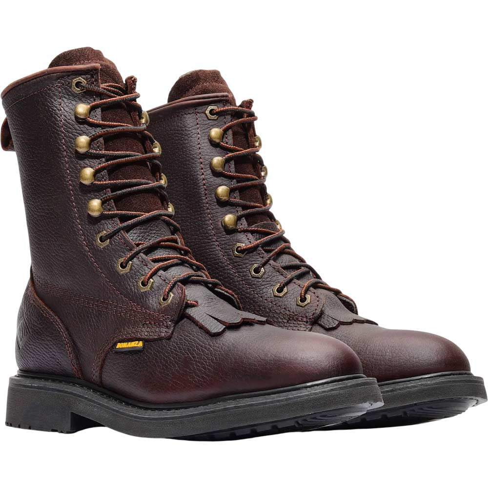 Bonanza Rancher 8” Dark Brown Work Boots