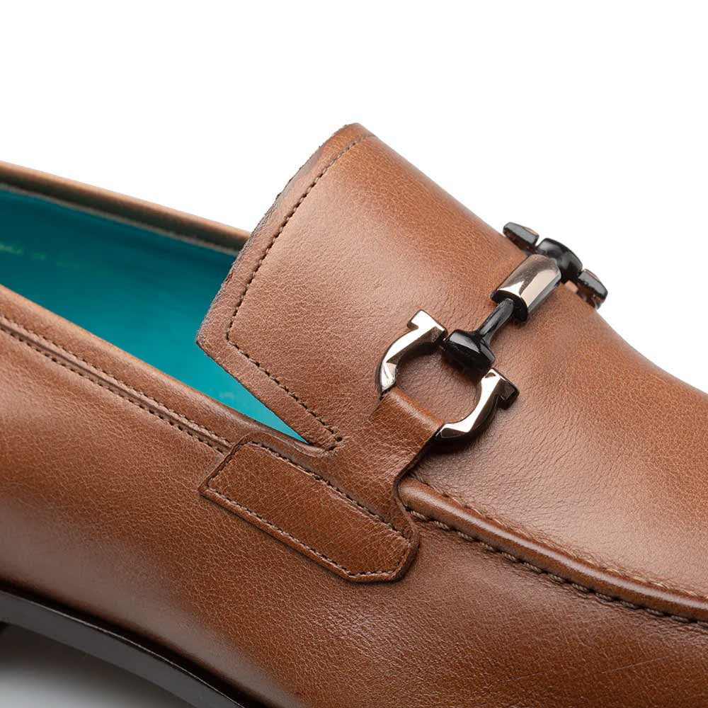 Mezlan Men’s Rios Flex Ornament Loafer in Cognac