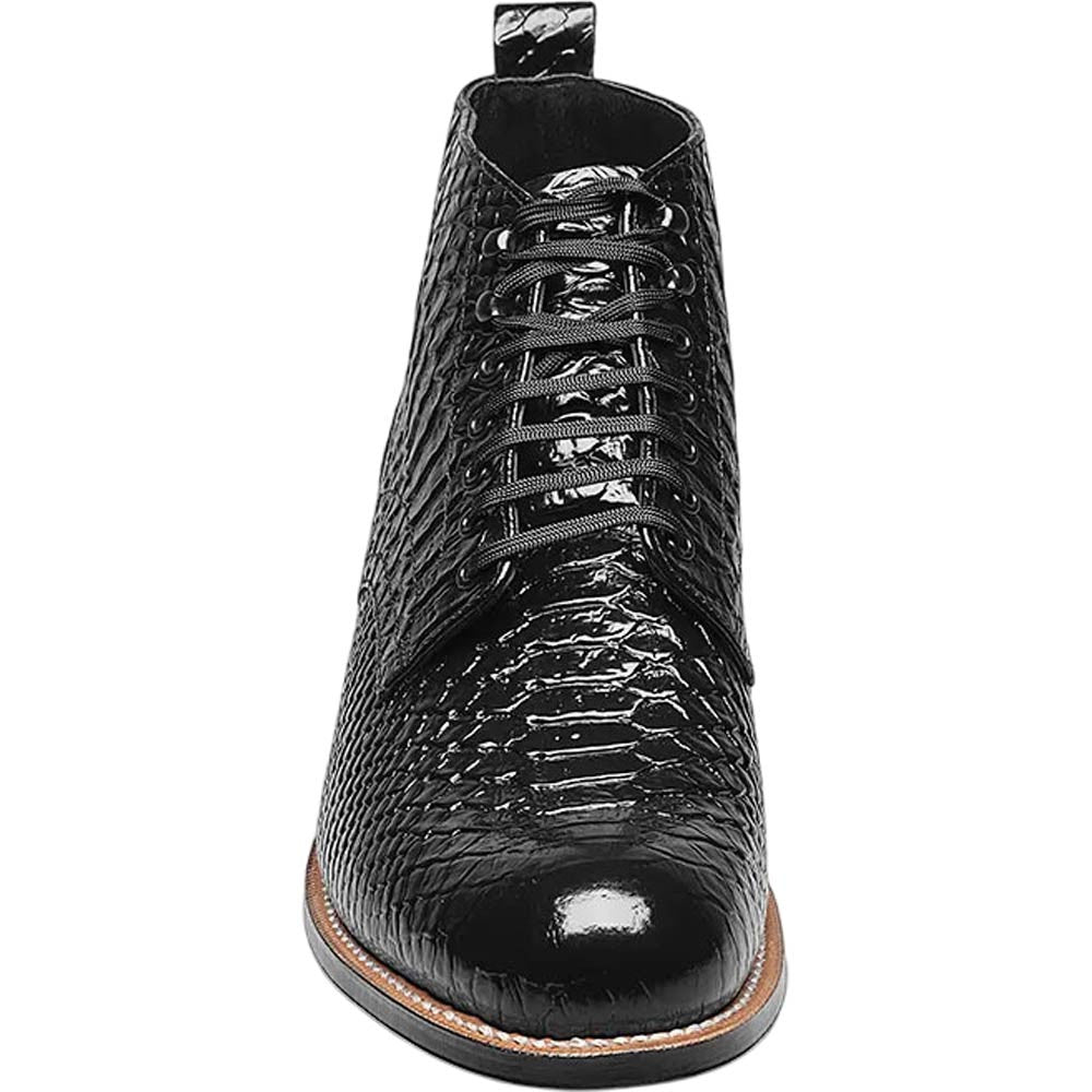 Stacy Adams Men's Madison Black Anaconda Print Dress Boot