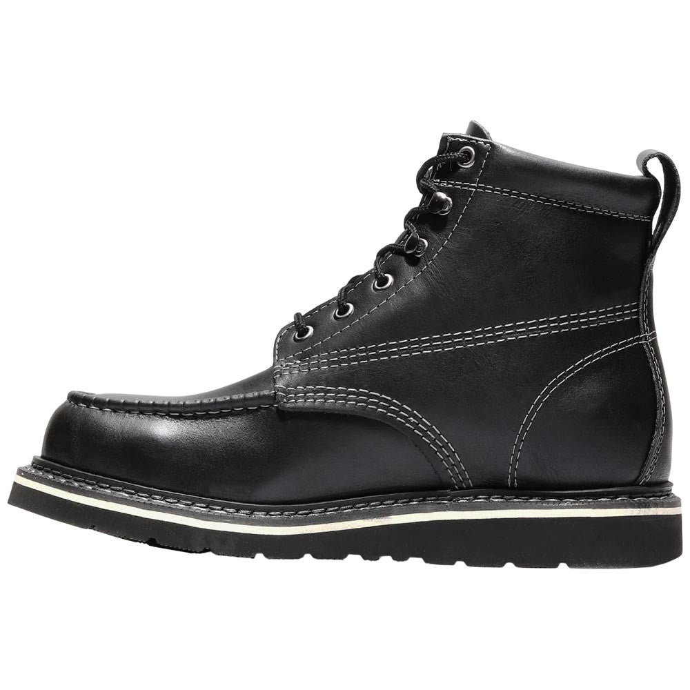 Frontier 6" Moc Toe Jet Black Bonanza Boot for Men