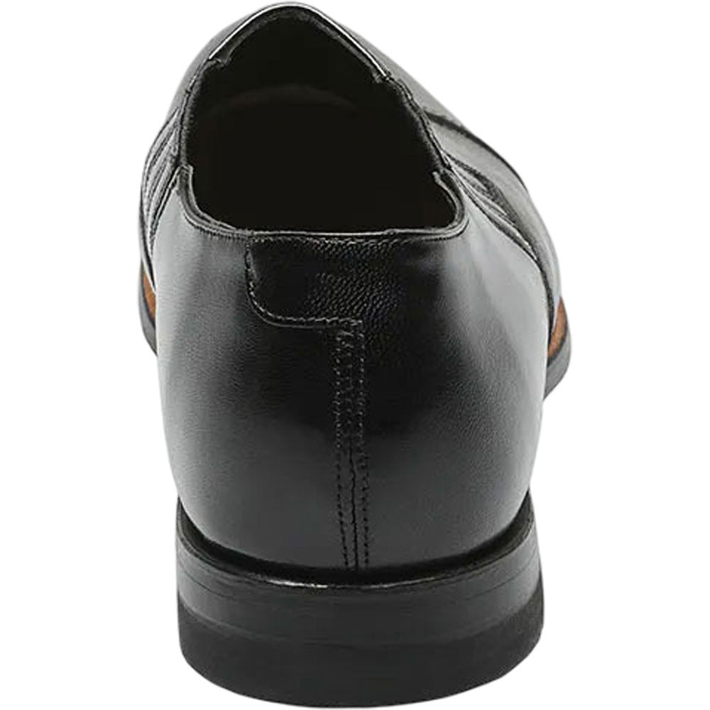 Stacy Adams Madison Black Kid & Lizard Print Slip-On